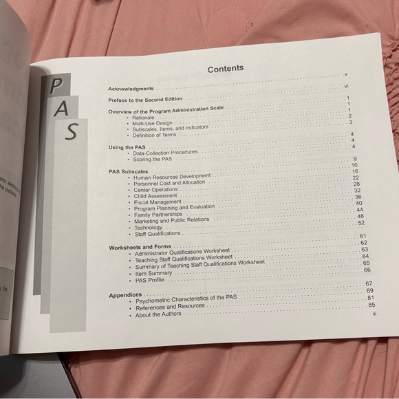 Program Administration Scale Book - Picture 2 of 4